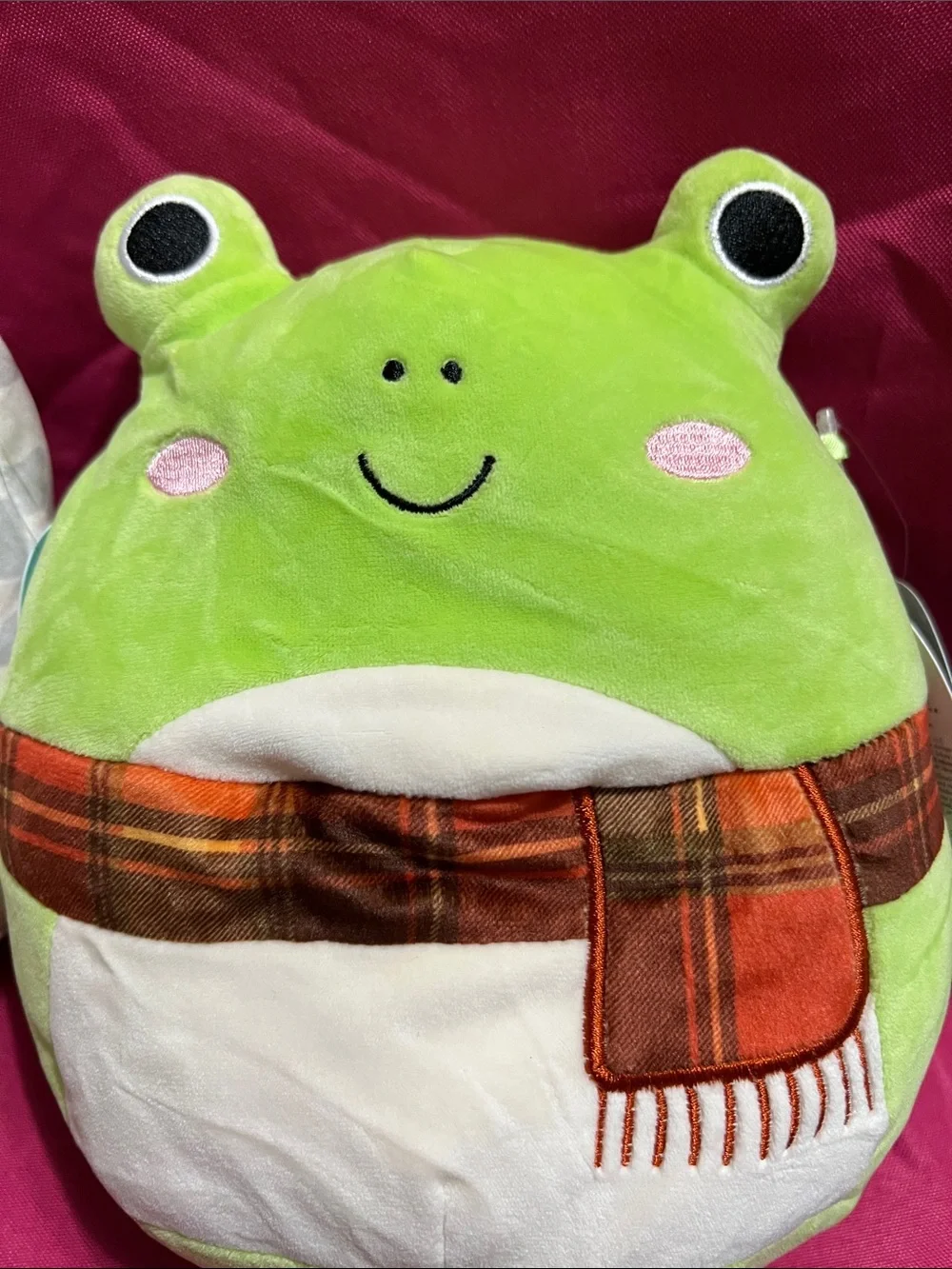 Squishmallows Green Apple, Frog & Cow Plush Set of 3, Jean ,Wendy, Borsa, 7.5 in